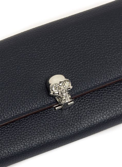 alexander mcqueen skull wallet